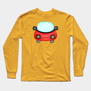 Cute red sport car. Long Sleeve T-Shirt